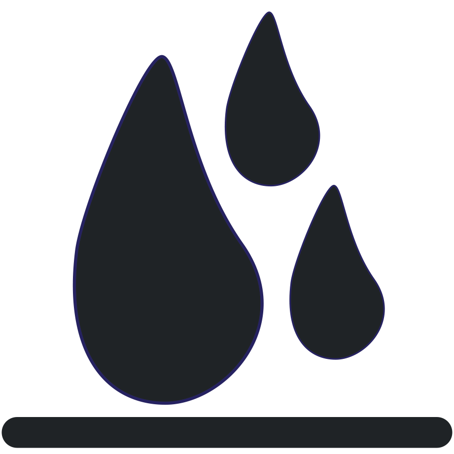 Balck Water Droplet